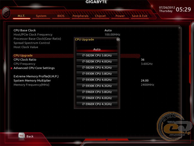 GIGABYTE GA-X99P-SLI