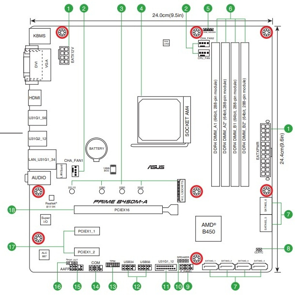 ASUS PRIME B450M-A