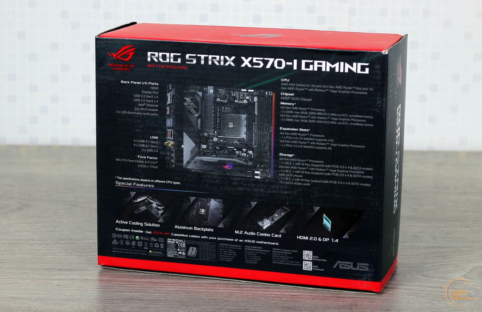 Огляд материнської плати ASUS ROG Strix X570-I Gaming: топ для