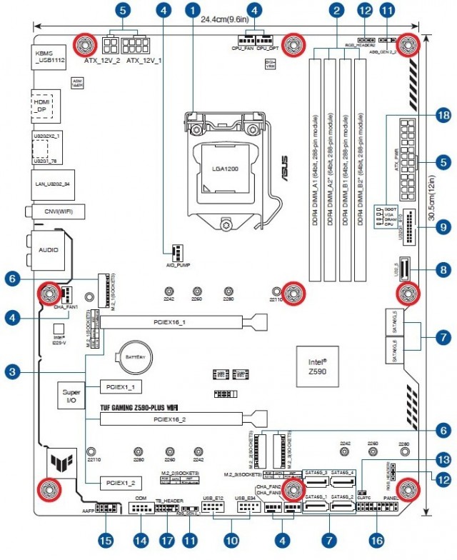 ASUS TUF GAMING Z590-PLUS WIFI