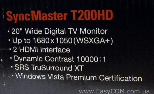 Samsung SyncMaster T200HD