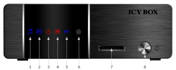 ICY BOX IB-MP3010S-B