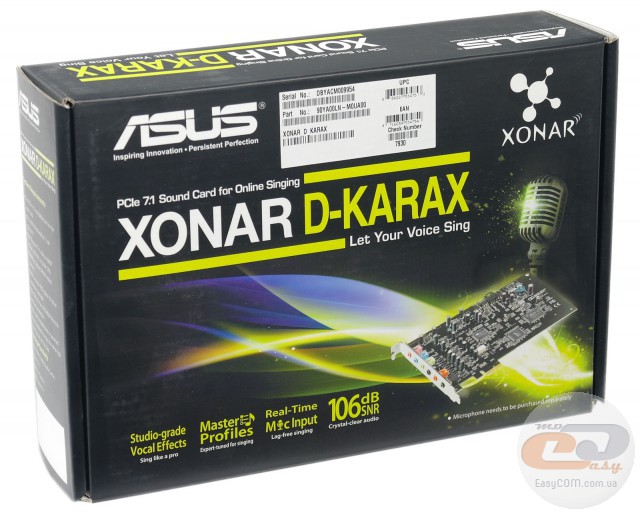 ASUS Xonar D-KARAX