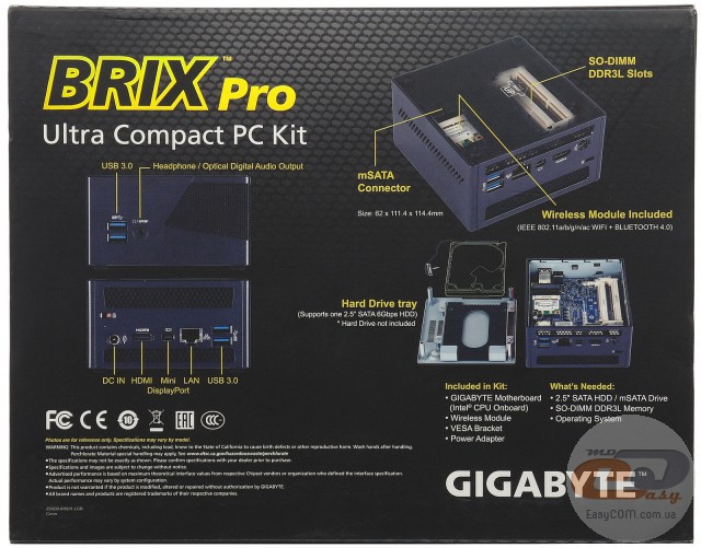GIGABYTE BRIX GB-BXi7-4770R