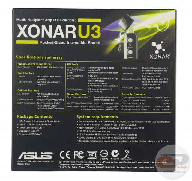 ASUS Xonar U3