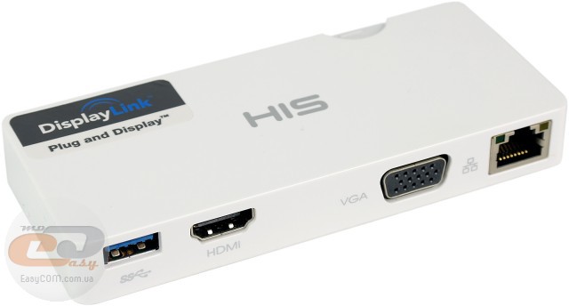 HIS Multi-View USB Portable Docking Station (HIS HDOCKP)