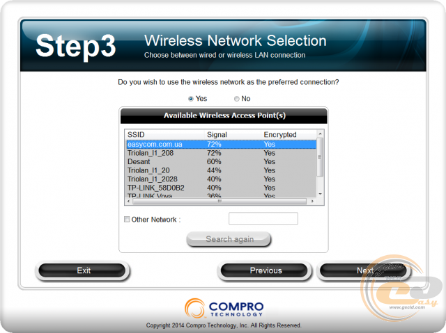 COMPRO TN95W