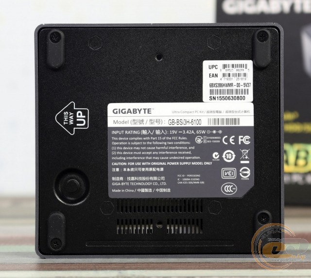 GIGABYTE BRIX GB-BSi3H-6100