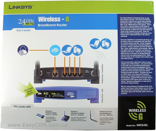 Linksys WRT54GL