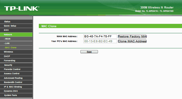 TP-LINK TL-WR841N