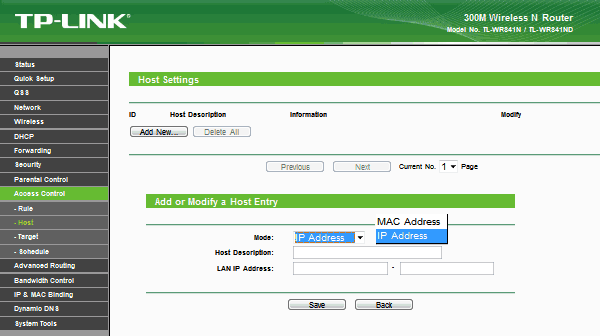 TP-LINK TL-WR841N