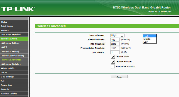 TP-LINK TL-WDR4300