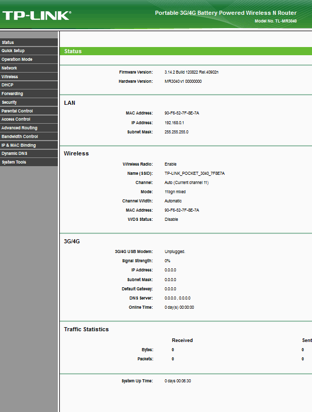 TP-LINK TL-MR3040