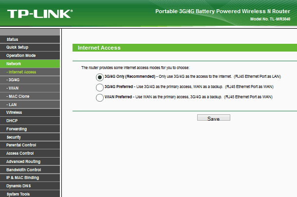 TP-LINK TL-MR3040