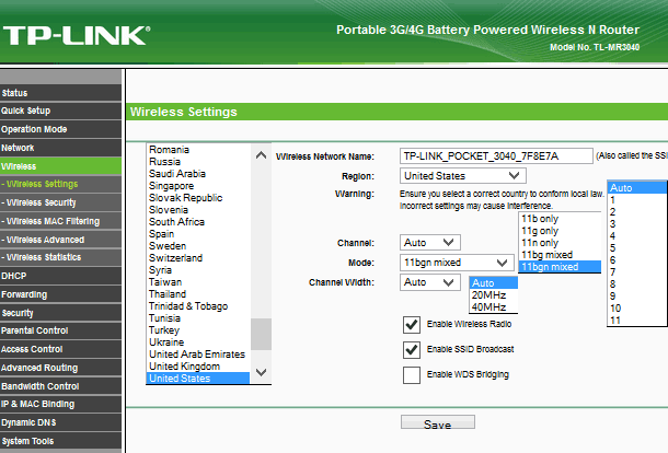 TP-LINK TL-MR3040