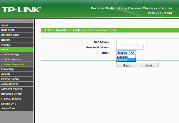 TP-LINK TL-MR3040