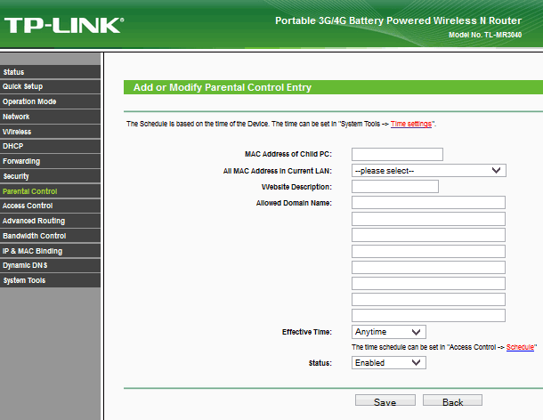 TP-LINK TL-MR3040