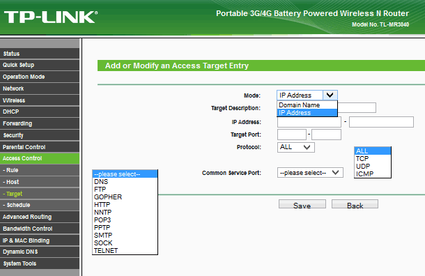 TP-LINK TL-MR3040