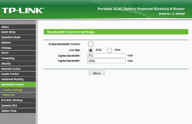 TP-LINK TL-MR3040