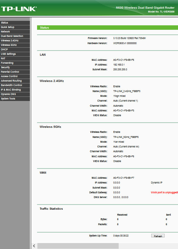 TP-LINK TL-WDR3600