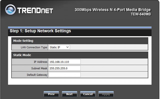 TRENDnet TEW-640MB