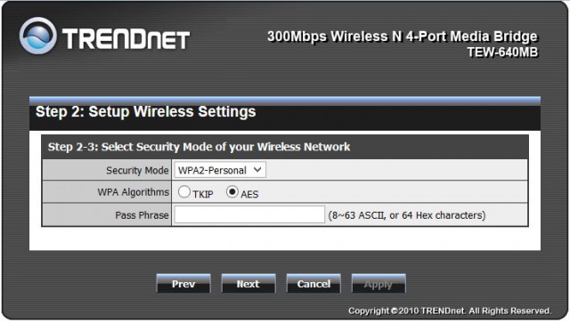 TRENDnet TEW-640MB