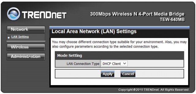 TRENDnet TEW-640MB