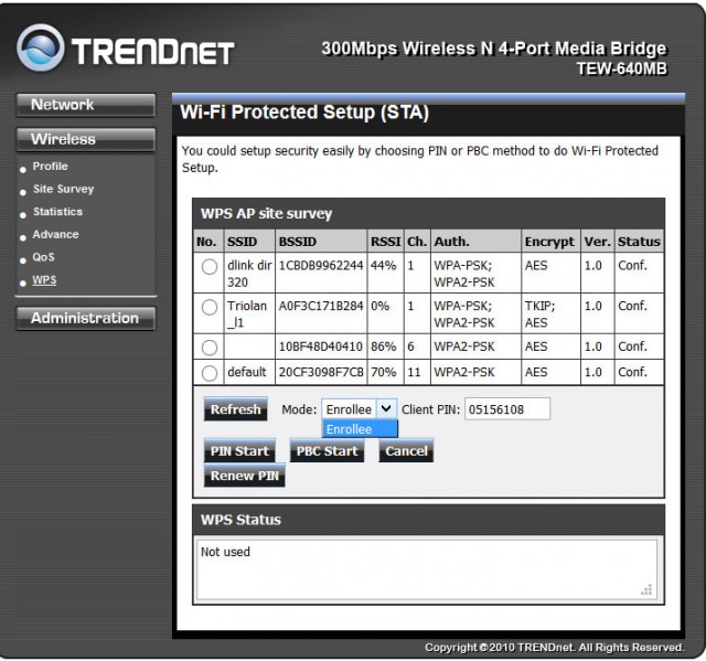 TRENDnet TEW-640MB