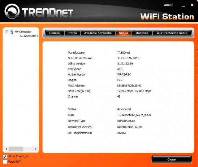 TRENDnet TEW-805UB
