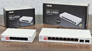 Огляд ASUS QG-U1050 та QG-U1080: пара комутаторів із дуже швидкими портами