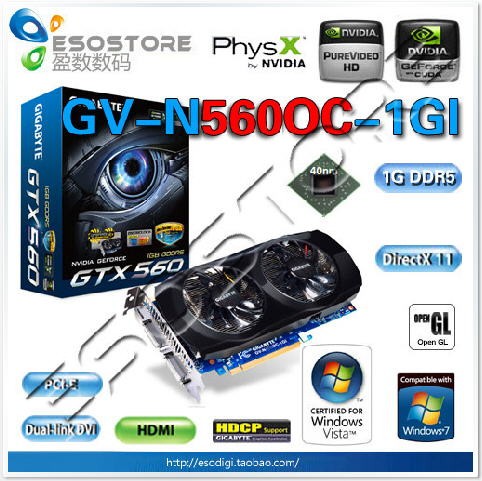 GIGABYTE GeForce GTX 560 Ti 