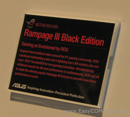 ASUS Rampage III Black Edition 