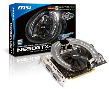 MSI GeForce GTX 550 Ti