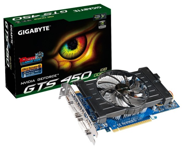 GIGABYTE GeForce GTS 450 (GV-N450D3-1GI )