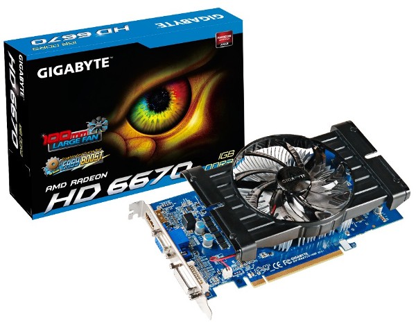 GIGABYTE Radeon HD 6670 (GV-R667D3-1GI)