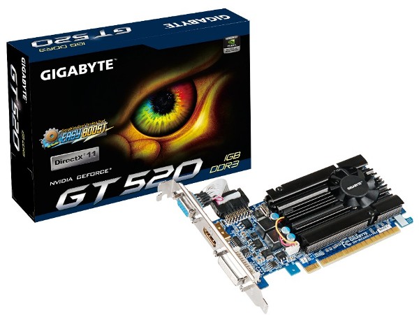 GIGABYTE GeForce GT 520 (GV-N520D3-1GI)