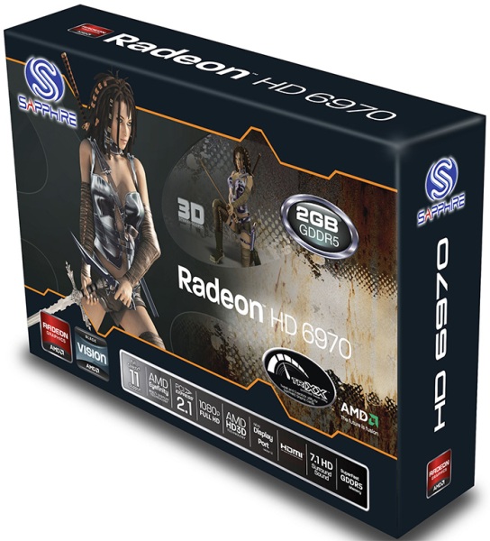  SAPPHIRE HD 6970 2GB GDDR5 Dual Fan