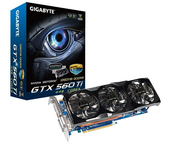 GIGABYTE GeForce GTX 560 Ti 448 cores (GV-N560448-13I)