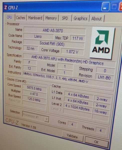 AMD A8-3870K 