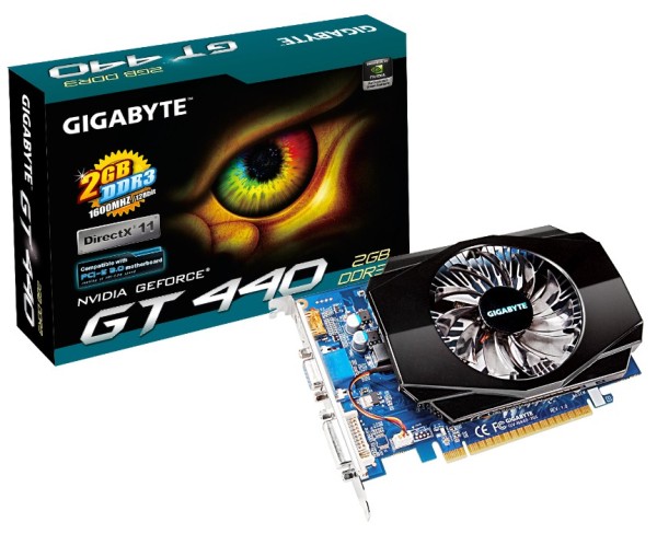 GIGABYTE GeForce GT 440 (GV-N440-2GI) 