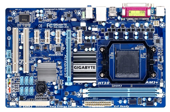 Материнская плата gigabyte ga 780t d3l подключение