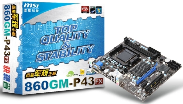 MSI 860GM-P43 (FX) 