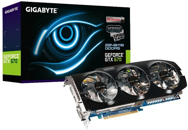 GIGABYTE GeForce GTX 670 WindForce 3X 