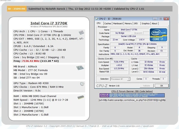 ASRock Z77 OC Formula 