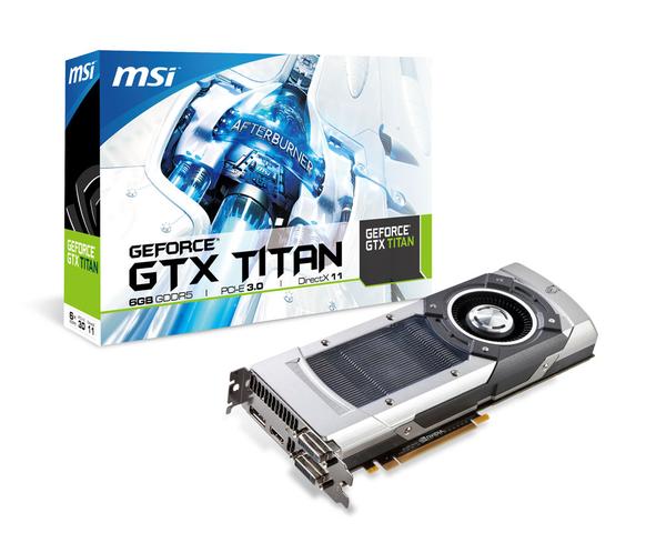 MSI GeForce GTX TITAN 