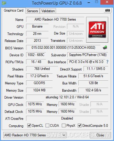 SAPPHIRE Radeon HD 7790 OC