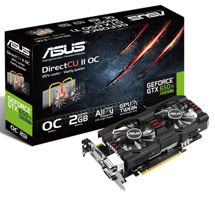 ASUS GeForce GTX 650 Ti BOOST DirectCU II 