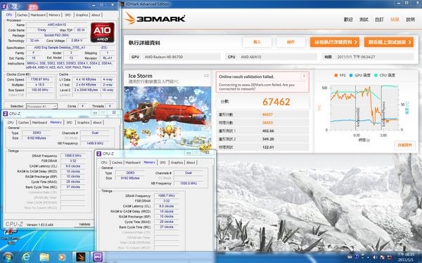 a10 6700 3dmark ice storm