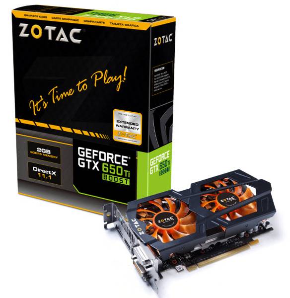 ZOTAC GeForce GTX 650 Ti Boost 