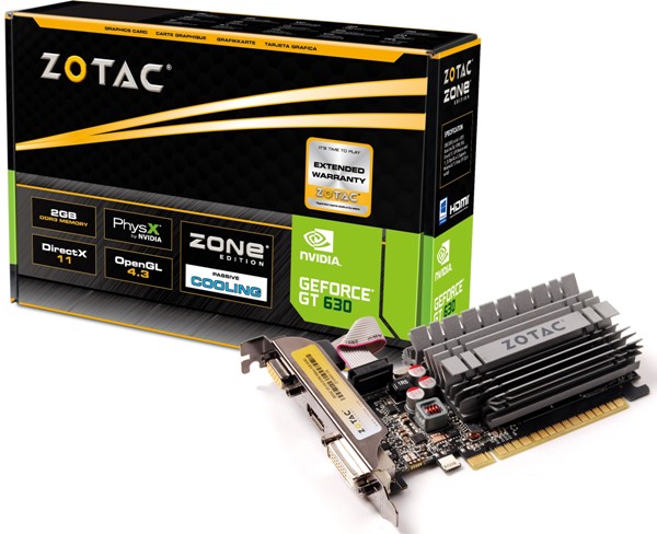 ZOTAC GeForce GT 630 ZONE Edition